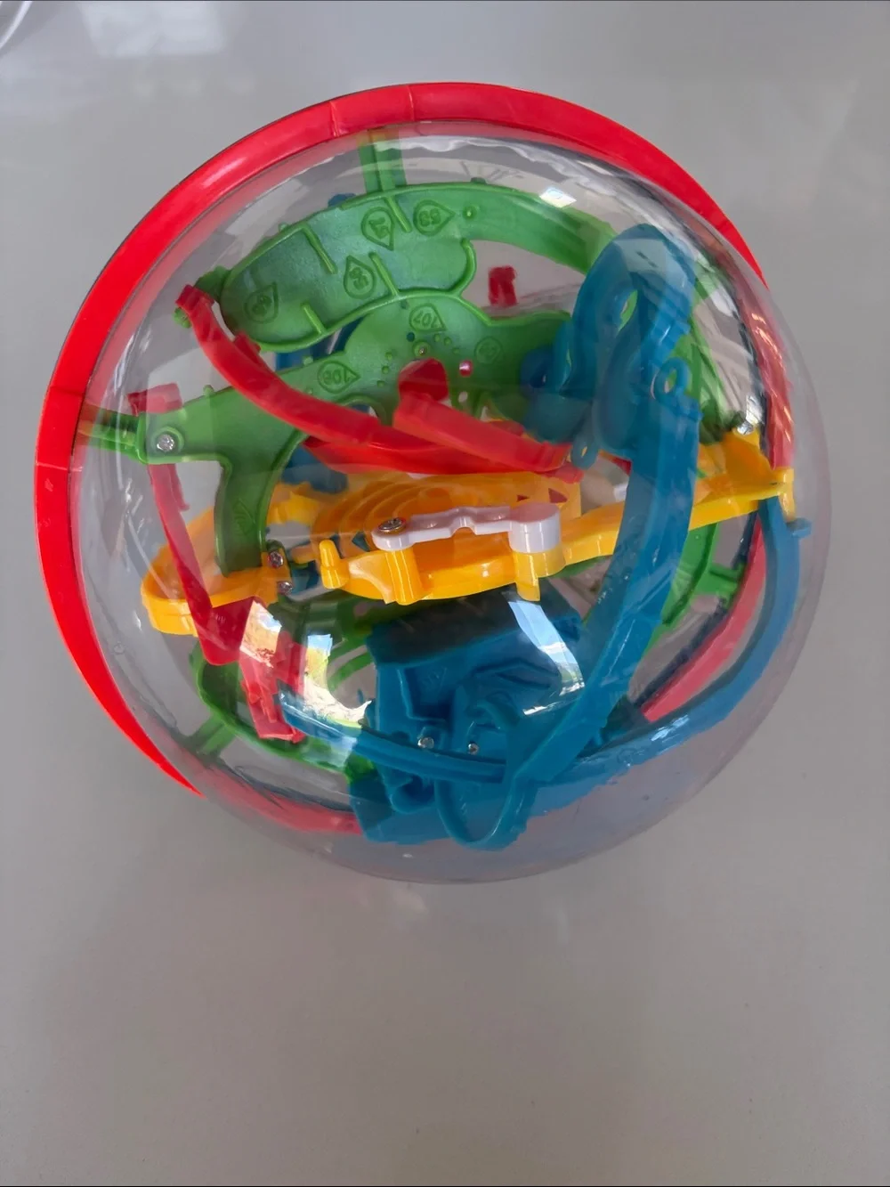 Transparent 3D Maze Ball Puzzle - Multicolor Kids Toy